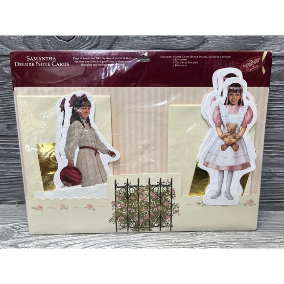 The American Girls Collection Samantha Note Cards NOS 2003 Hallmark - Picture 1 of 9